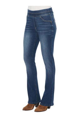 Democracy "Ab"solution Itty Bitty Bootcut Glider Jean Blue - Regular